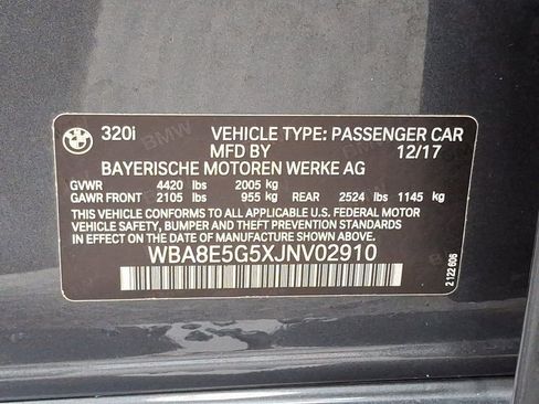 Used 2018 BMW 320i xDrive Sedan w/ Convenience Package image 30