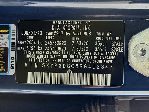 Certified 2024 Kia Telluride EX w/ EX Captain's Chair Package AWD/4WD image 35