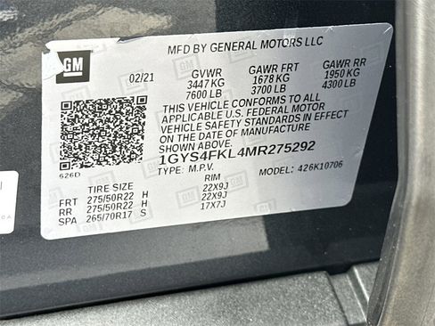 Used 2021 Cadillac Escalade Sport w/ Driver Assist Tech Package image 38