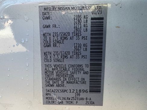 Used 2023 Nissan Murano SL w/ SL Moonroof Package image 13