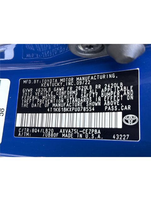 Used 2023 Toyota Camry XSE w/ Protection Package (Q2) (TMS) AWD/4WD image 26