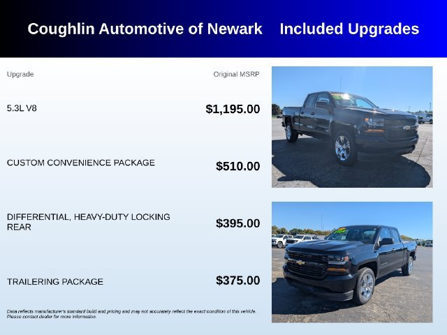 Used 2016 Chevrolet Silverado 1500 Custom w/ Custom Convenience Package RWD image 3