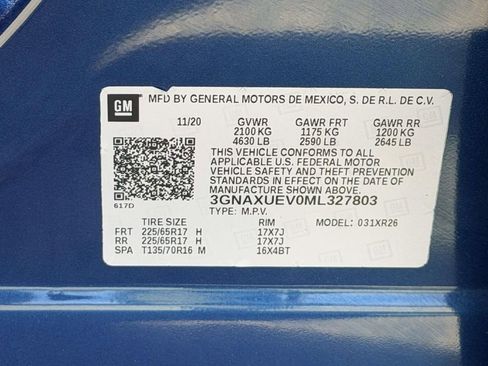 Used 2021 Chevrolet Equinox LT AWD/4WD image 27