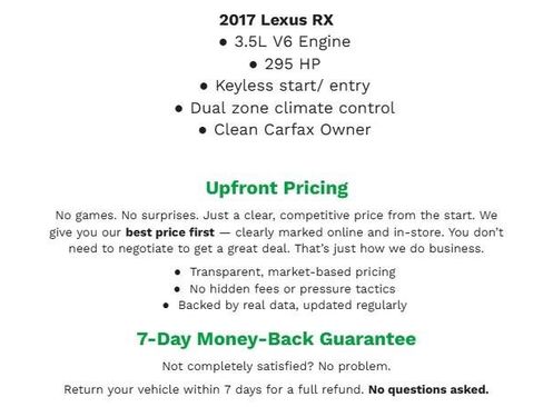 Used 2017 Lexus RX 350 AWD image 3