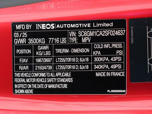 New 2025 INEOS Grenadier Fieldmaster Edition image 22