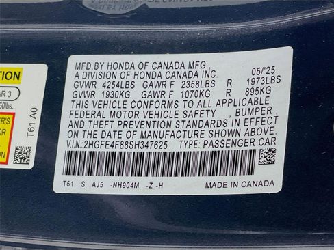 Used 2025 Honda Civic Sport Touring image 37