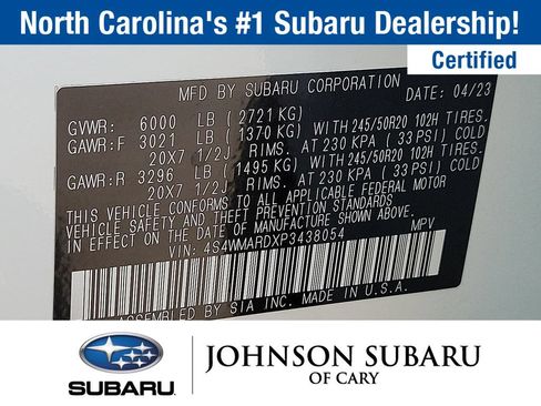 Used 2023 Subaru Ascent Limited w/ Technology Package AWD/4WD image 18
