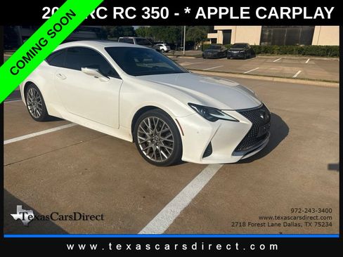Used 2020 Lexus RC 350 w/ Premium Package RWD image 3
