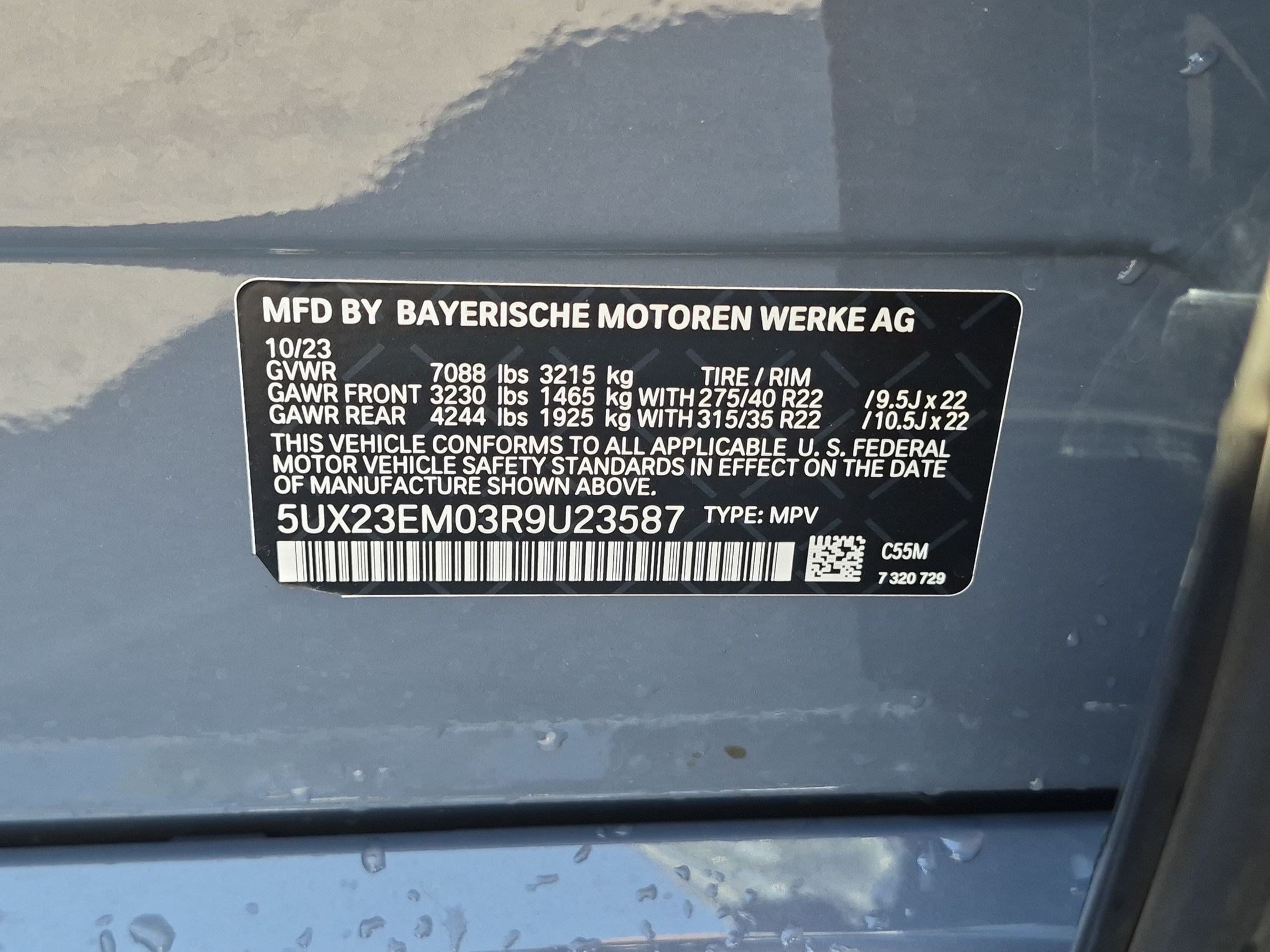 Certified 2024 BMW X7 xDrive40i AWD/4WD image 32