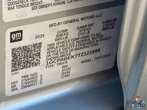 Certified 2026 Chevrolet Silverado 1500 Custom RWD image 31