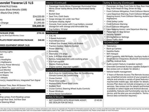 Certified 2023 Chevrolet Traverse LS w/ Safety Package FWD image 5