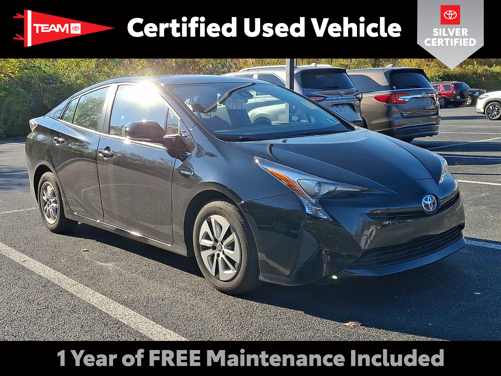 Used 2017 Toyota Prius Four w/ Advanced Technology Package FWD image 1