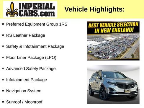 Used 2024 Chevrolet Equinox RS w/ RS Leather Package AWD/4WD image 8