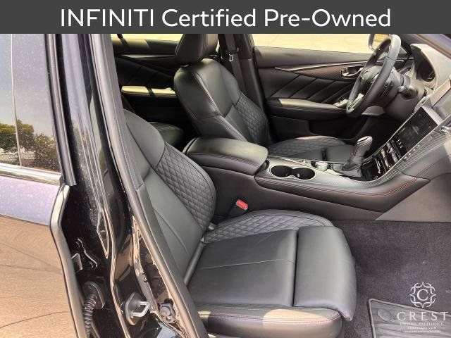 Certified 2023 INFINITI Q50 Red Sport 400 w/ Black Opal Edition RWD image 27