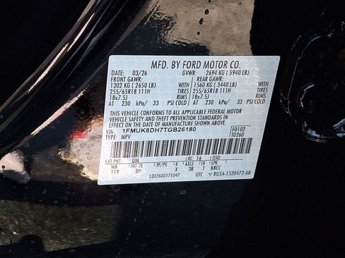 New 2026 Ford Explorer Active image 18