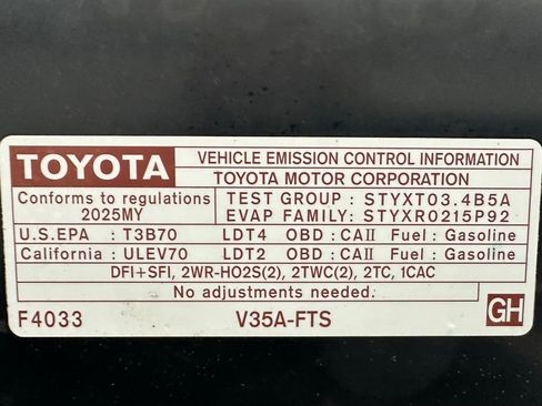 Used 2025 Toyota Tundra SR5 w/ TRD Off-Road Package AWD/4WD image 68