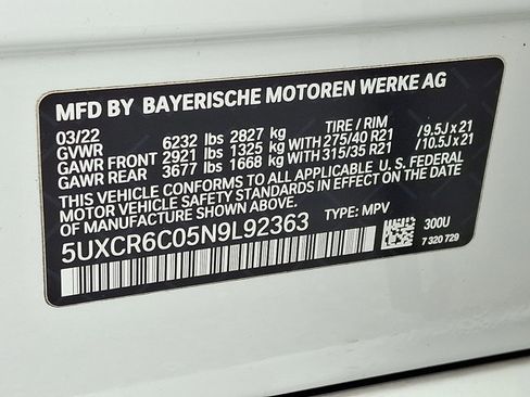 Certified 2022 BMW X5 xDrive40i w/ M Sport Package image 32