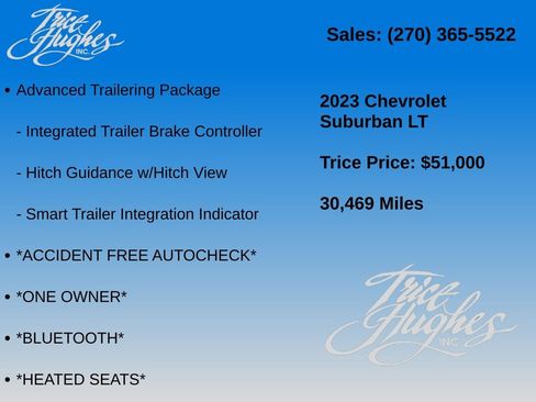 Used 2023 Chevrolet Suburban LT w/ Luxury Package AWD/4WD image 20