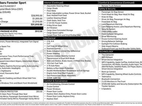 Used 2020 Subaru Forester Sport w/ Popular Package #2 AWD/4WD image 21