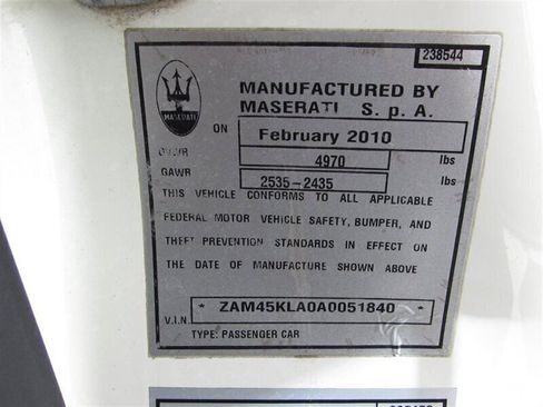 Used 2010 Maserati GranTurismo S image 52