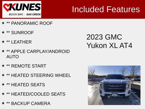 Used 2023 GMC Yukon XL AT4 image 2