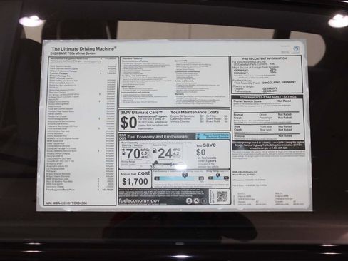 New 2026 BMW 750e xDrive 750e xDrive Sedan image 25