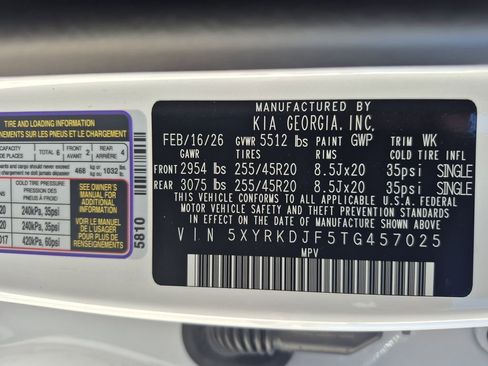 New 2026 Kia Sorento SX image 27