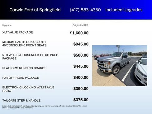 Used 2020 Ford F250 XLT w/ XLT Value Package AWD/4WD image 6