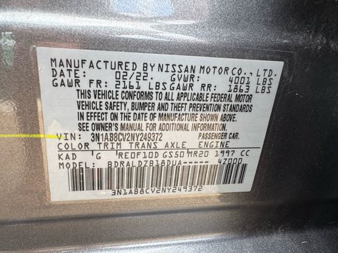 Used 2022 Nissan Sentra SV FWD image 32
