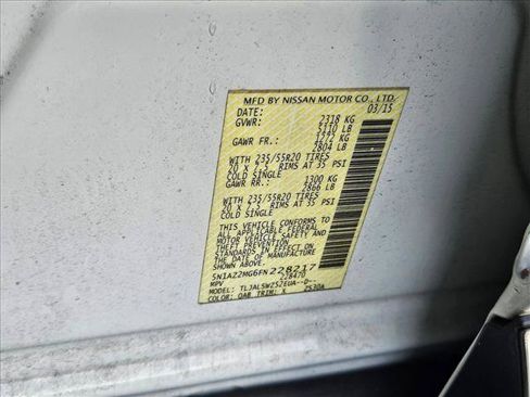 Used 2015 Nissan Murano Platinum w/ Platinum Technology Package FWD image 15
