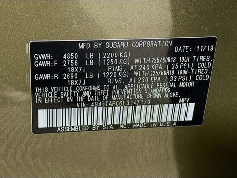 Used 2020 Subaru Outback Touring w/ Popular Package #2 image 33