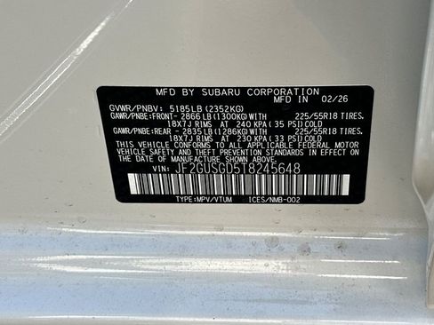 New 2026 Subaru Crosstrek 2.5i Sport AWD/4WD image 34