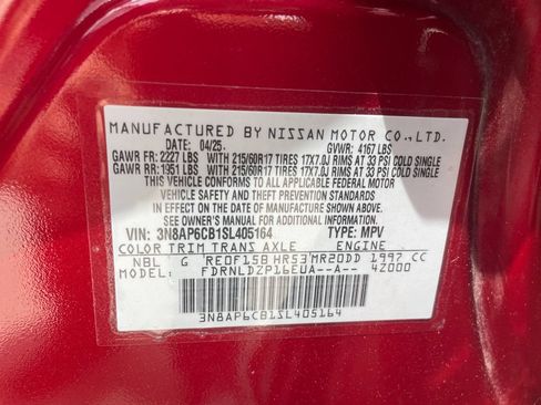 Certified 2025 Nissan Kicks SV AWD/4WD image 30