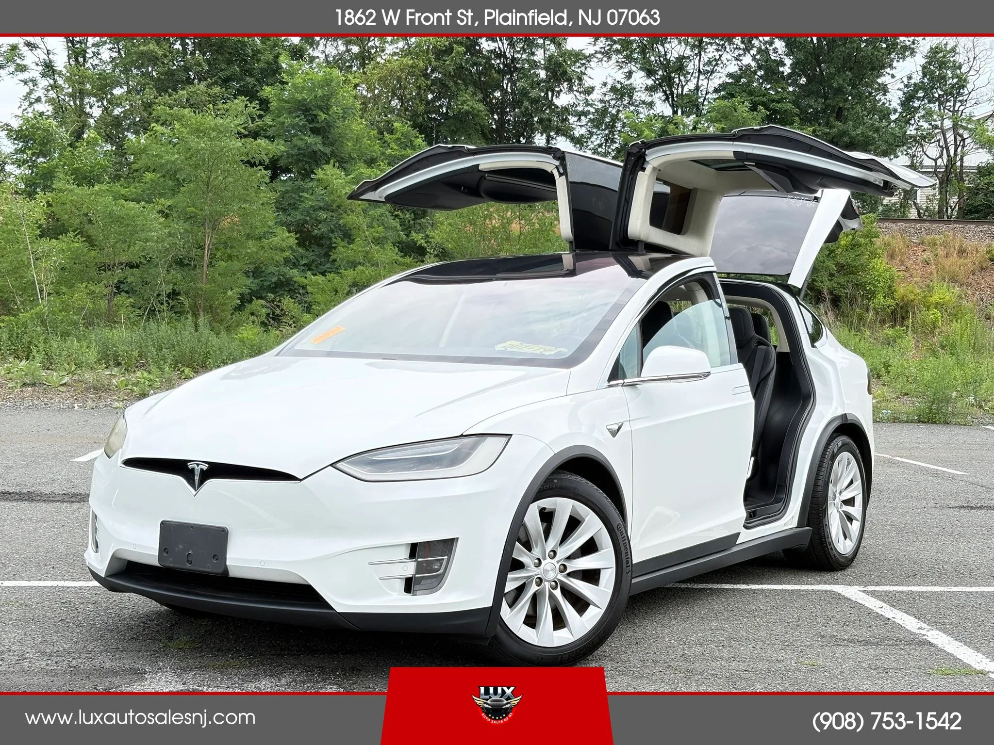 Used 2018 Tesla Model X 100D AWD/4WD image 3