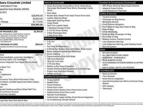 Used 2022 Subaru Crosstrek 2.5i Limited w/ Moonroof Package 2 image 11