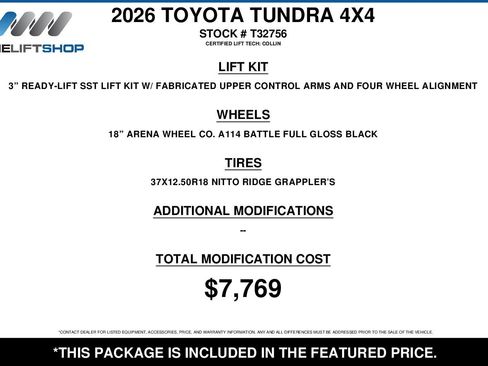 Used 2026 Toyota Tundra Platinum AWD/4WD image 2