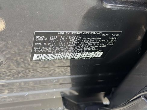 Certified 2026 Subaru Forester Touring AWD/4WD image 25