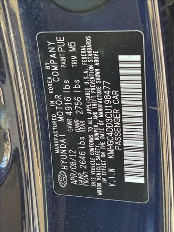 Used 2012 Hyundai Genesis 3.8 RWD image 17