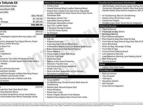 Used 2024 Kia Telluride EX image 12