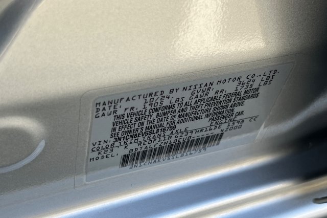 Used 2025 Nissan Versa SV FWD image 38