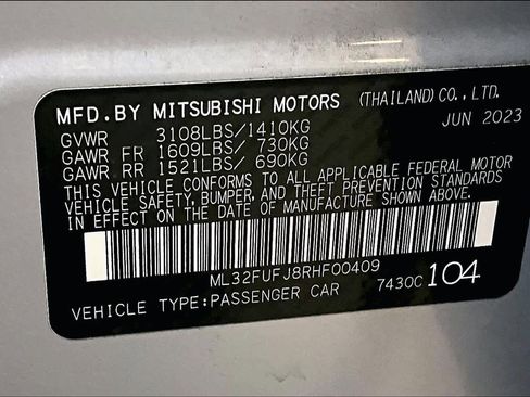 Used 2024 Mitsubishi Mirage G4 ES image 32