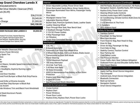 Used 2021 Jeep Grand Cherokee Laredo X AWD/4WD image 27