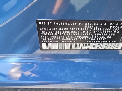 New 2026 Volkswagen Jetta S FWD image 5