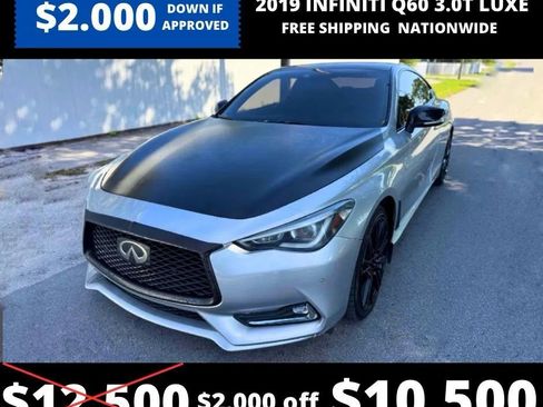 Used 2019 INFINITI Q60 3.0t Luxe image 1