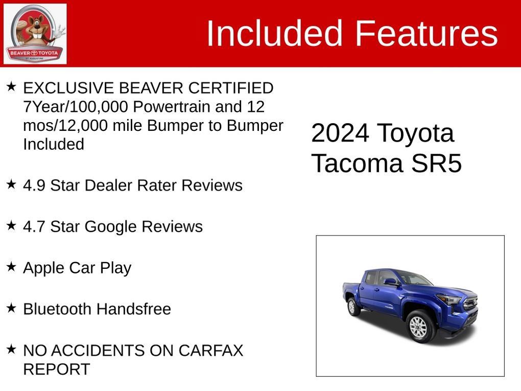 Used 2024 Toyota Tacoma SR5 RWD image 4