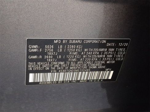 Used 2021 Subaru Outback Limited XT image 30