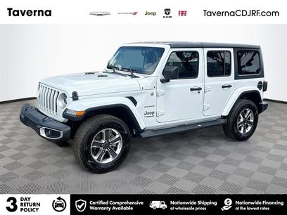 Used 2022 Jeep Wrangler Unlimited Sahara w/ LED Lighting Group