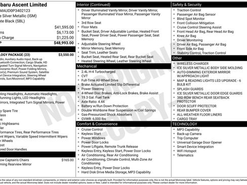 Used 2023 Subaru Ascent Limited w/ Technology Package image 5