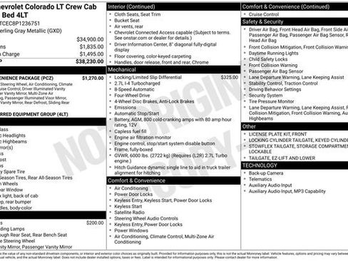 Certified 2023 Chevrolet Colorado LT w/ LT Convenience Package AWD/4WD image 24