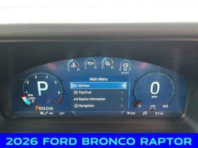 New 2026 Ford Bronco Raptor
